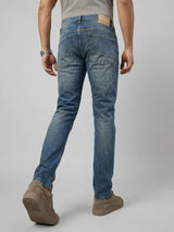 Men Nico Jeans Skinny Fit Vintage Blue Low Rise