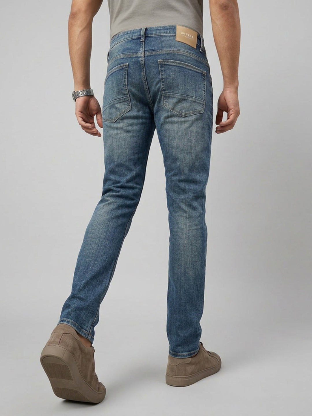 Men Nico Jeans Skinny Fit Vintage Blue Low Rise