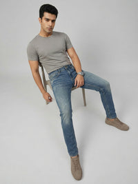 Men Nico Jeans Skinny Fit Vintage Blue Low Rise