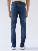Men Nico Jeans Slim Fit Dark Blue Low Rise