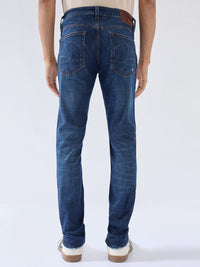 Men Nico Jeans Slim Fit Dark Blue Low Rise