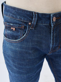 Men Nico Jeans Slim Fit Dark Blue Low Rise