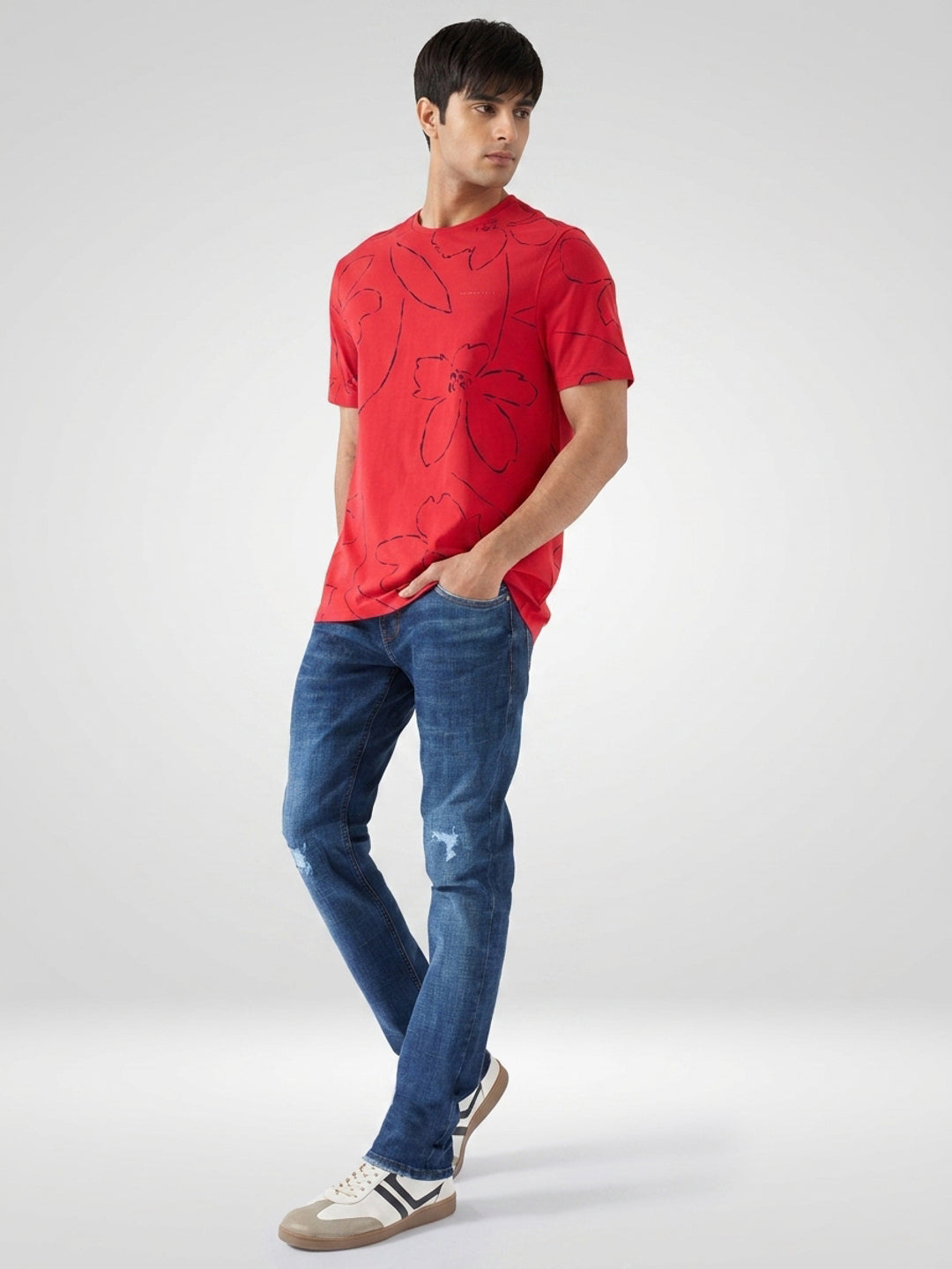 Men Nico Jeans Slim Fit Dark Blue Low Rise
