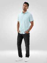 Men Kano Jeans Slim Fit Black Low Rise