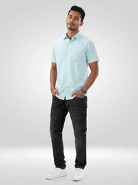 Men Kano Jeans Slim Fit Black Low Rise