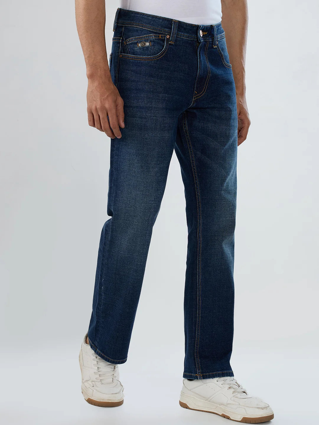 Men Chico Jeans Relaxed Fit Dark Blue Mid Rise