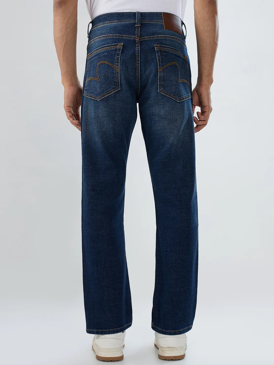 Men Chico Jeans Relaxed Fit Dark Blue Mid Rise