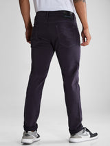 Men Kano Jeans Slim Fit Grey Low Rise