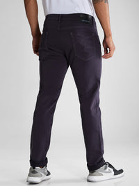 Men Kano Jeans Slim Fit Grey Low Rise