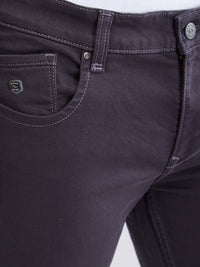 Men Kano Jeans Slim Fit Grey Low Rise