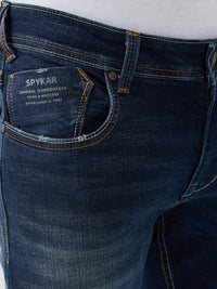 Men Kano Jeans Slim Fit Blue Low Rise