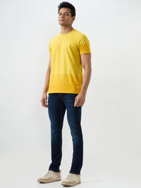 Men Kano Jeans Slim Fit Dark Blue Low Rise