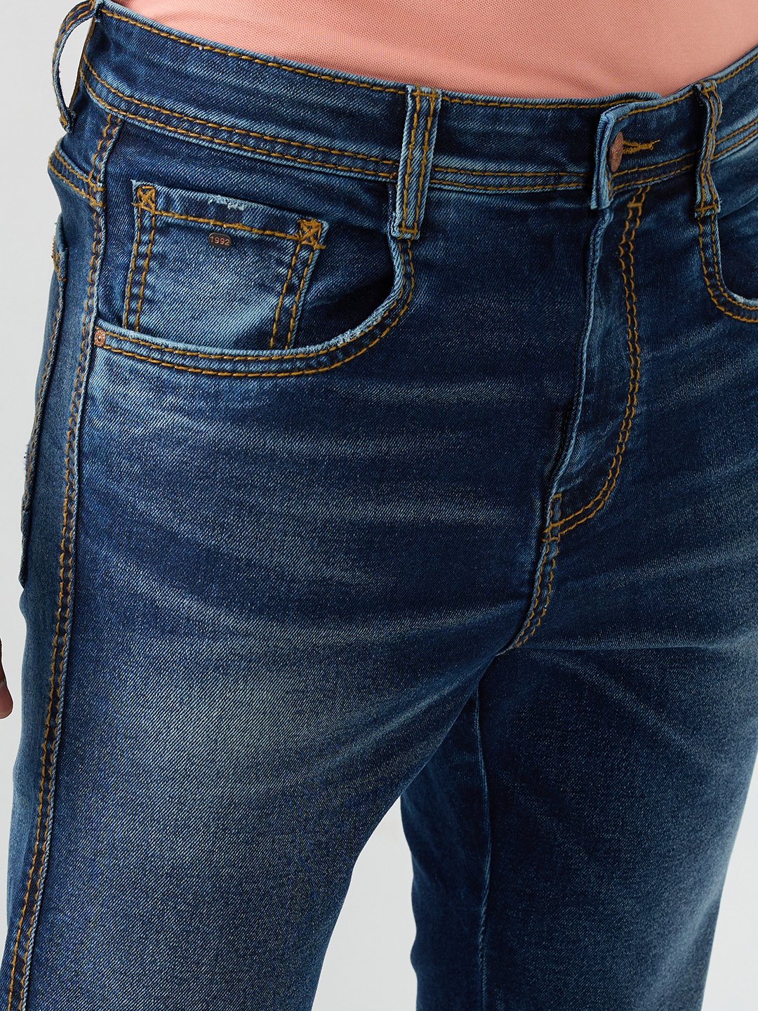 Men Chico Jeans Relaxed Fit Blue Mid Rise