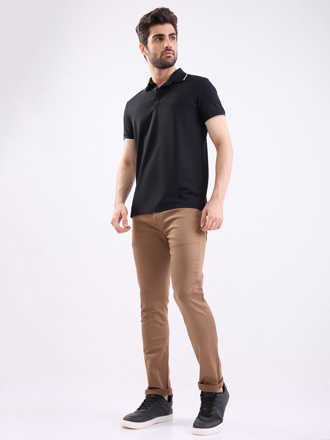 Spykar Mud Brown Low Rise Slim Fit Casual Jeans For Men