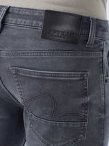 Men Kano Jeans Slim Fit Grey Low Rise