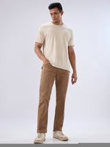 Men Chico Jeans Relaxed Fit Brown Mid Rise