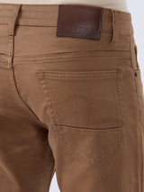 Men Chico Jeans Relaxed Fit Brown Mid Rise