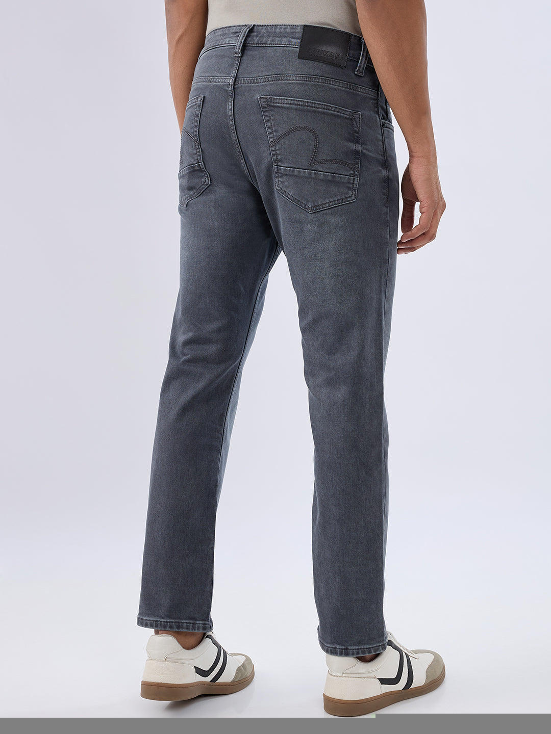 Men Chico Jeans Relaxed Fit Grey Mid Rise