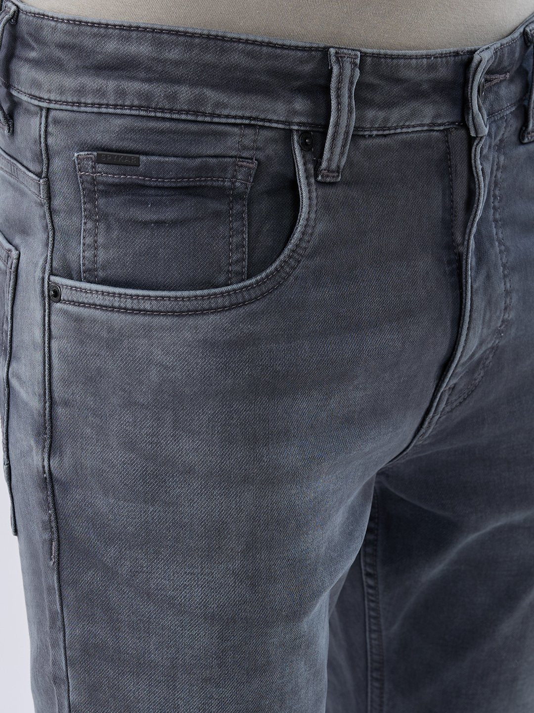 Men Chico Jeans Relaxed Fit Grey Mid Rise