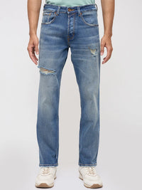 Men Chico Jeans Relaxed Fit Mid Blue Mid Rise