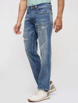 Men Chico Jeans Relaxed Fit Mid Blue Mid Rise