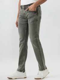 Men Ricardo Jeans Comfort Fit Green Mid Rise