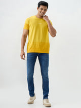 Men Kano Jeans Slim Fit Blue Low Rise