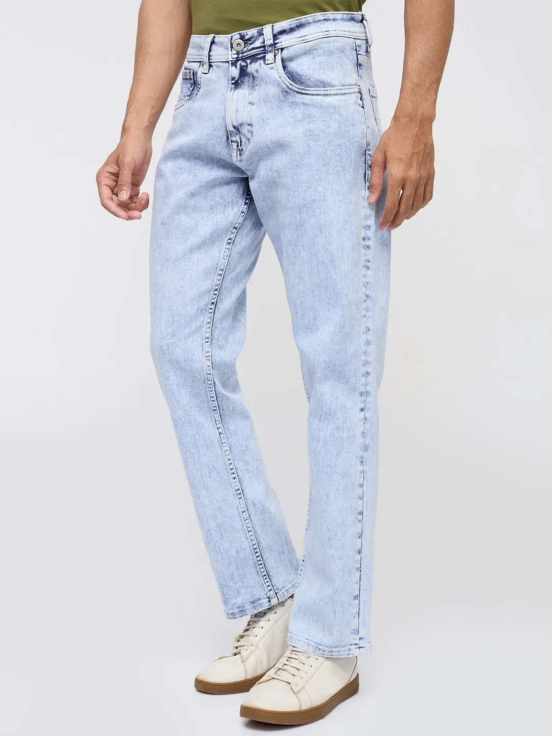 Men Chico Jeans Relaxed Fit Grey Mid Rise