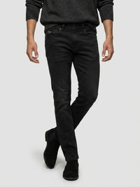 Men Rover Jeans Regular Fit Black Mid Rise
