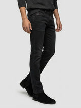 Men Rover Jeans Regular Fit Black Mid Rise