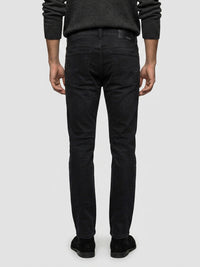 Men Rover Jeans Regular Fit Black Mid Rise