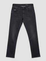 Men Rover Jeans Regular Fit Black Mid Rise
