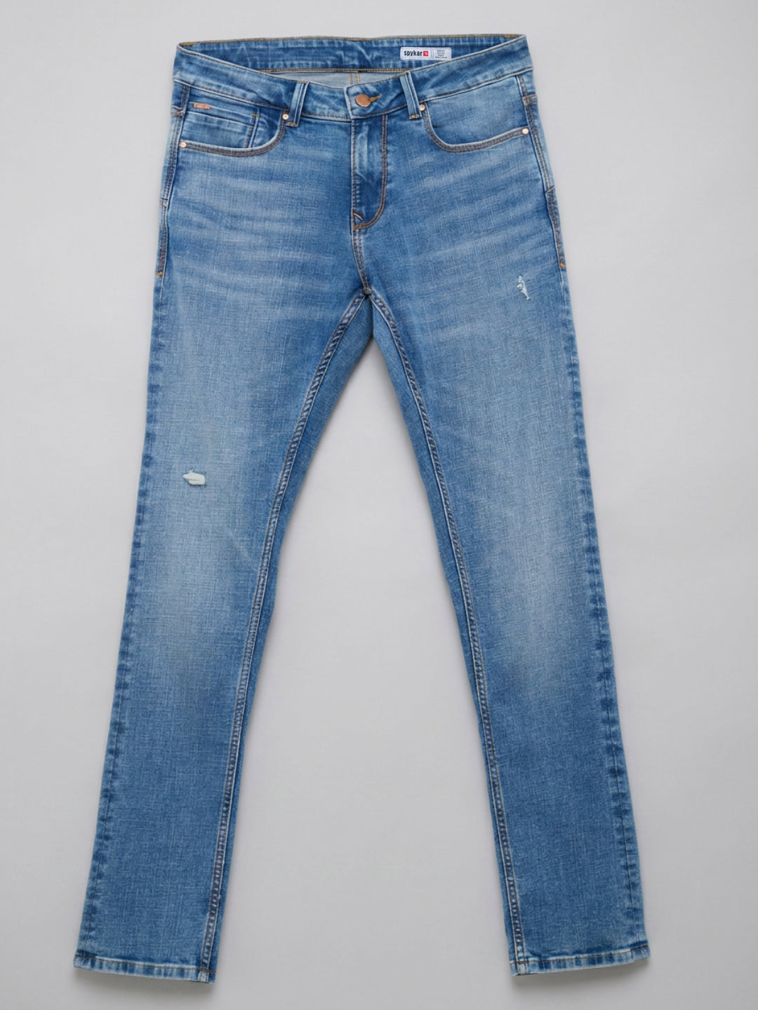 Men Nico Jeans Slim Fit Mid Blue Low Rise