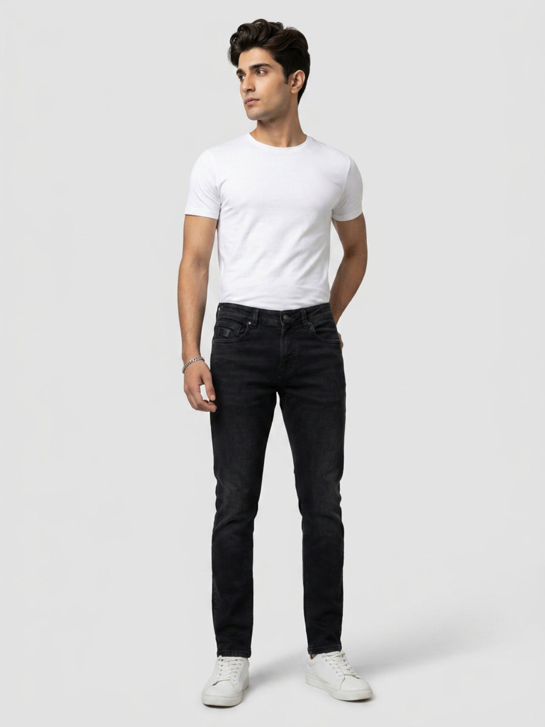 Men Nico Jeans Slim Fit Black Low Rise