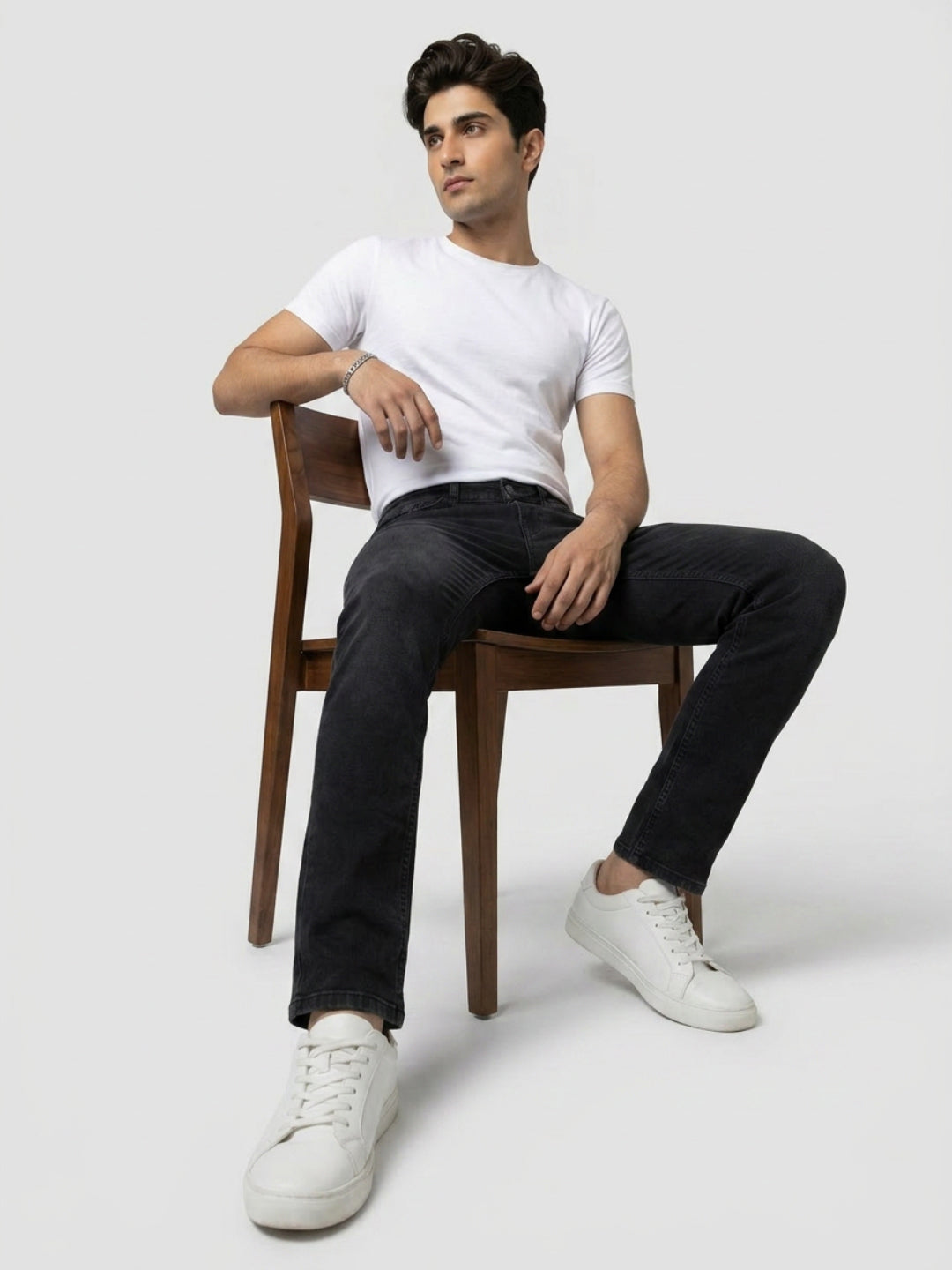 Men Nico Jeans Slim Fit Black Low Rise