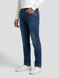 Men Rover Jeans Regular Fit Dark Blue Mid Rise