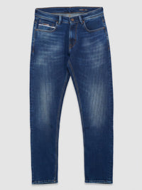 Men Ricardo Jeans Comfort Fit Dark Blue Mid Rise