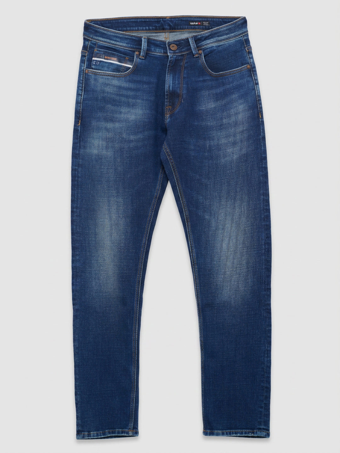 Men Ricardo Jeans Comfort Fit Dark Blue Mid Rise