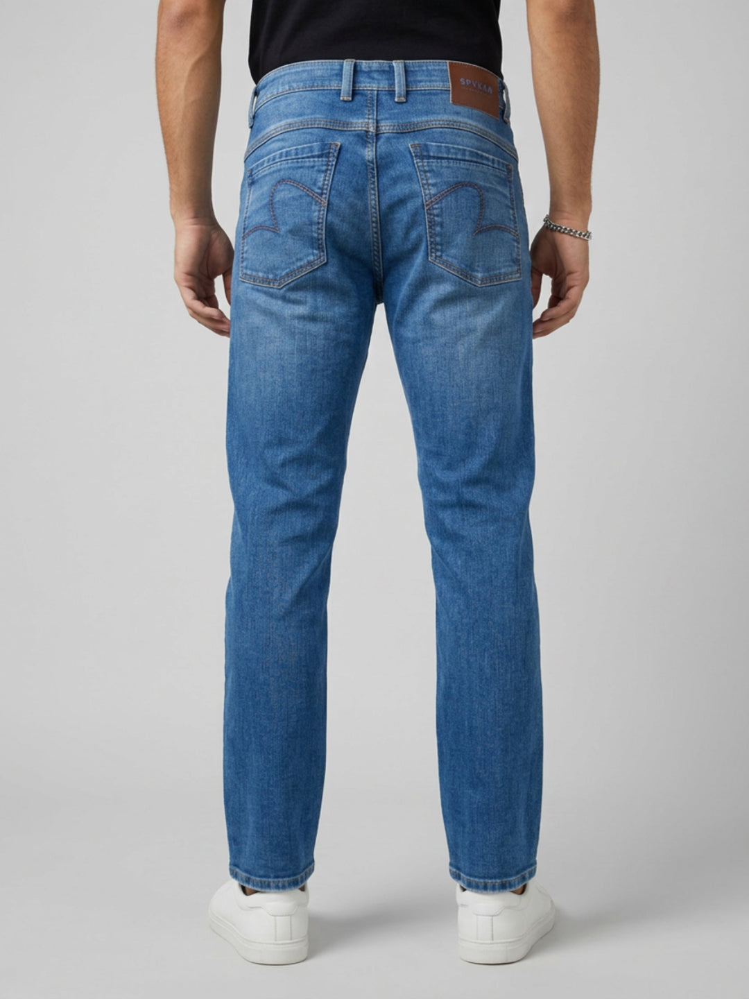 Men Chico Jeans Relaxed Fit Mid Blue Mid Rise