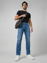 Men Chico Jeans Relaxed Fit Mid Blue Mid Rise