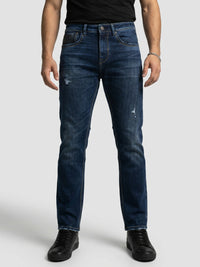 Men Chico Jeans Relaxed Fit Dark Blue Mid Rise