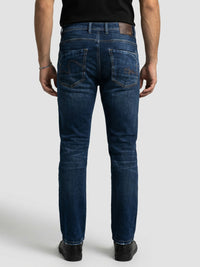Men Chico Jeans Relaxed Fit Dark Blue Mid Rise