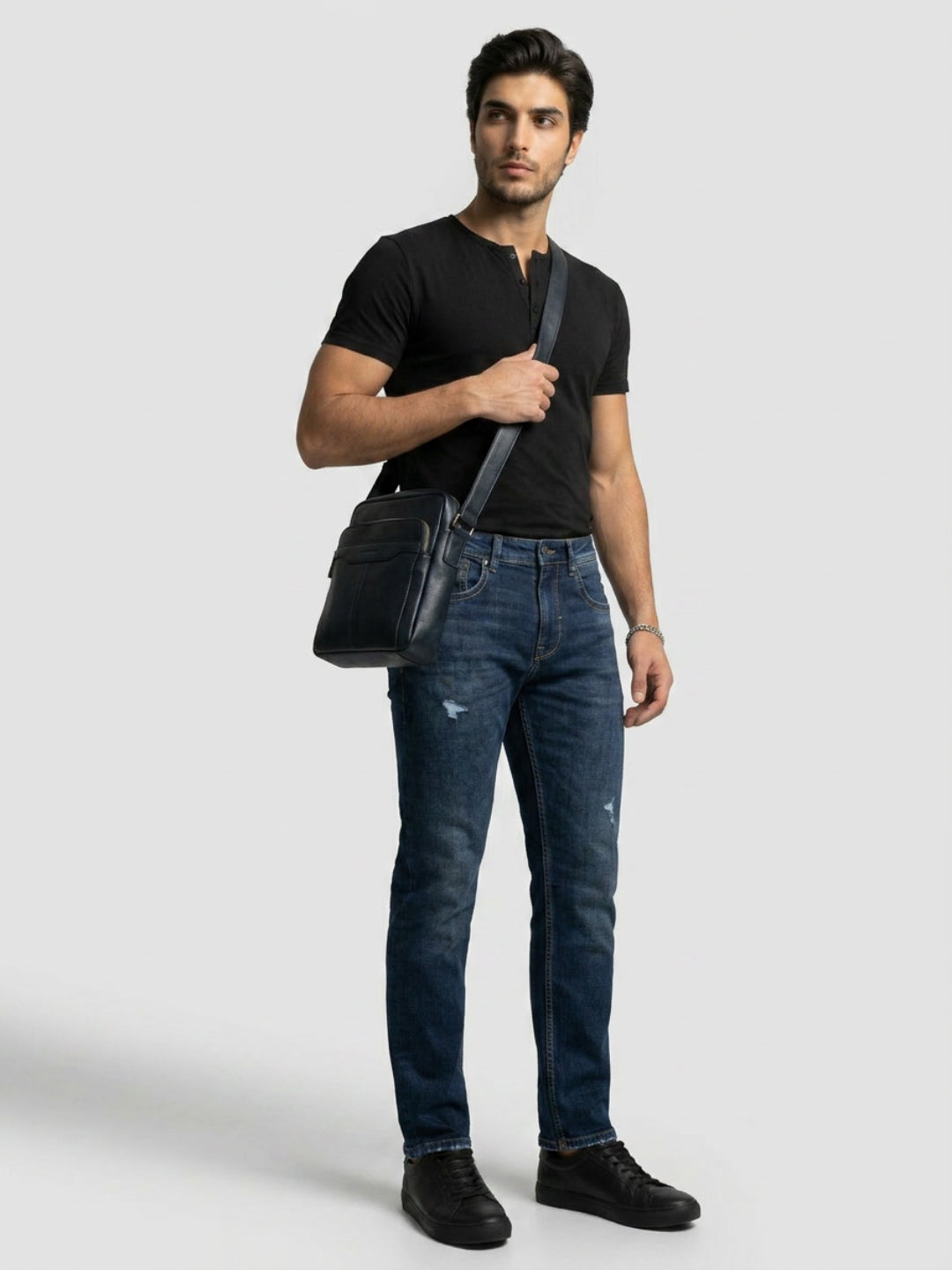 Men Chico Jeans Relaxed Fit Dark Blue Mid Rise
