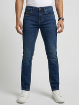 Men Nico Jeans Slim Fit Dark Blue Low Rise