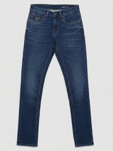 Men Nico Jeans Slim Fit Dark Blue Low Rise