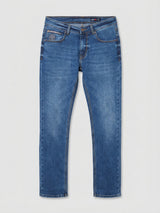 Men Rover Jeans Regular Fit Dark Blue Mid Rise