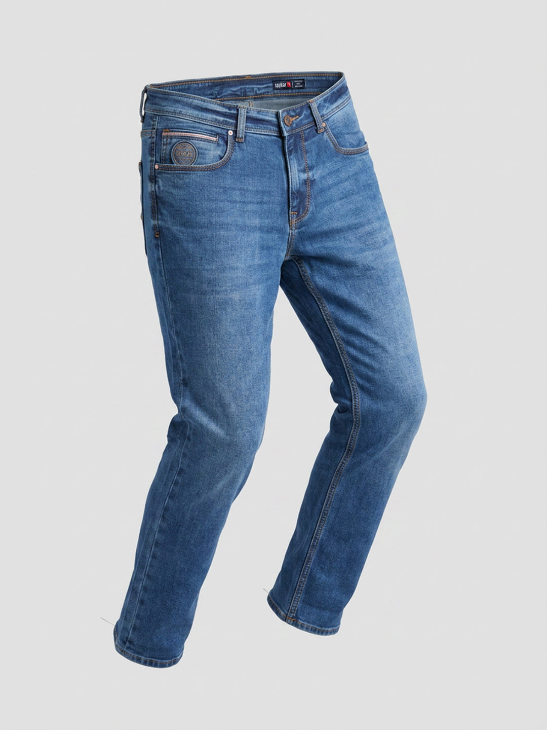 Men Rover Jeans Regular Fit Dark Blue Mid Rise