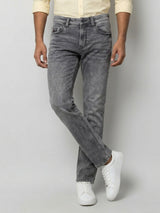 Men Rover Jeans Regular Fit Black Mid Rise