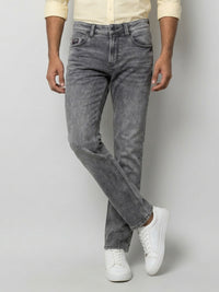 Men Rover Jeans Regular Fit Black Mid Rise