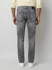 Men Rover Jeans Regular Fit Black Mid Rise